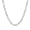 14k White Gold Men's 3.2mm Mariner Chain Necklace, 24"