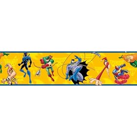 RoomMates RMK1460BCS Brave and Bold Batman Peel and Stick Border