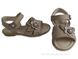 Naturino 2312 Tan Flower Nubuk Sandal