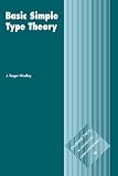 Books : Basic Simple Type Theory (Cambridge Tracts in Theoretical Computer Science)