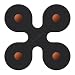 Epicurean Cutting Surfaces 8-Inch Square Flower Trivet, Slate