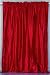 Burgundy 100% Pure Dupioni Silk handmade Curtains Drapes Panels Rod Pocket