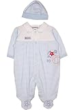 Preemie Boys Future Star Footed Coverall w/ Hat