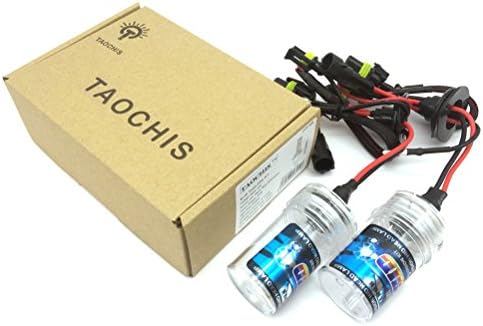 Taochis Car HID Xenon Bulbs Conversion Headlights 9005 H10 HB3 15000K Dark Blue -1 Pair