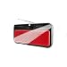 Dual DAB 12 Digitales Radio (DAB+/DAB/UKW Tuner, PLL-RDS) schwarz/rot