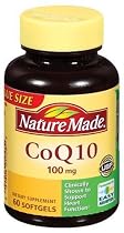 Nature Made CoQ10 Supplement, 100 mg, Liquid  Softgels, Value Size, 60 softgels