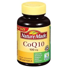 Nature Made CoQ10, 100mg, Value Size, 60 Softgels