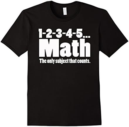 Men's Math T Shirt Funny Gifts for Math Teacher Shirt Man/Women Large Black