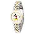 Disney Women's MCK342 Mickey Mouse Classic 'Moving Hands' Two-Tone Bracelet Watch