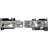 88-98 Chevy Silverado/GMC Sierra Headlights GM2503101 & GM2502101