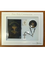 Toy: First Holy Communion Gift Set 5 Pieces Black and Gold - Roman