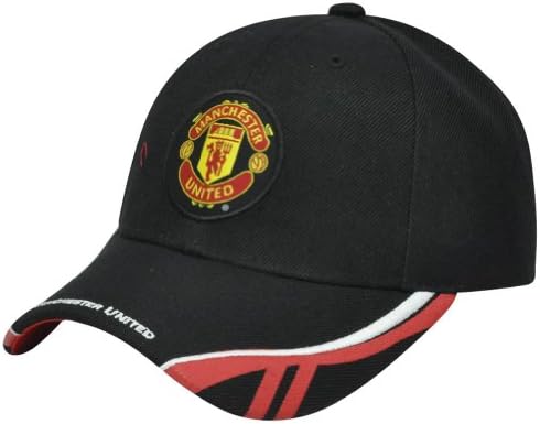 Manchester United FC Constructed Curved Bill Velcro Soccer Football Hat Cap