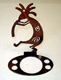 Dancing Kokopelli Toothbrush Holder Metal