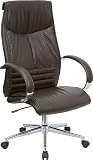 Espresso Brown Leather High Back Executive Office Chair [BT-9996-BRN-GG]
