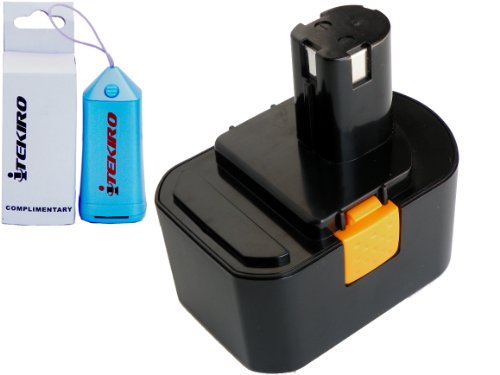 iTEKIRO 14.4V 2000mAh Ni-Cd Battery for Ryobi 1314702, 1400144, 1400655, 1400656, 1400671, 4400011, 130224011, 130240010, 130281002, RY6201, RY6202 + iTEKIRO Mini Speaker