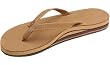 Rainbow Premier Leather Double-Layer Arch Sandals Womens
