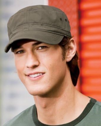 District Threads Distressed Military Unstructured Twill Hat