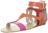 Nine West Womens Wispy T-Strap Sandal,Light Orange Multi,8 M US