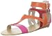 Nine West Women's Wispy T-Strap Sandal,Light Orange Multi,8 M US