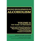 Recent Developments in Alcoholism: Volume 11: Ten Years of Progress (Recent Developments... by  Marc Galanter