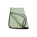 American Baby Company Minky Dot Portable/Mini Crib Comforter with Chocolate Trim, Celery