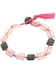 Sterling Silver Genuine Gemstone Macrame Bracelet Handmade Jewelry