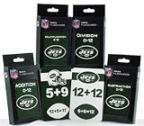 New York Jets Flash Cards - Set of Four Mathematical Flash Cards