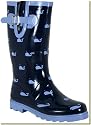 Chooka Women's Tiny Whales Rainboot