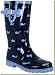 Chooka Women's Tiny Whales Rainboot,Blue,9 M