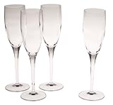 Luigi Bormioli Michelangelo Masterpiece 6-3/4-ounce Flute, Set of 4
