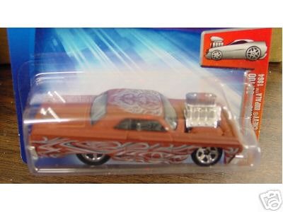  Mattel Hot Wheels 2004 First Editions 1:64 Scale Rusty Brown Tooned 1964 Chevy Impala Die Cast Car #033
