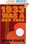 1933 Was a Bad Year