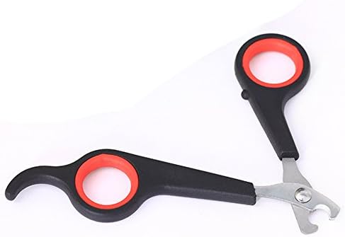 Comfortable Claw Scissors for Puppy, Cat, Kitten, Rabbit, Guinea Pig, Lizard. Pet Nail Trimmer