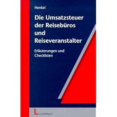 Die Umsatzsteuer der Reiseb�ros und Reiseveranstalter