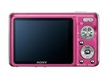 Sony W-Serie DSC-W220P Digitalkamera (12 Megapixel, 4-fach opt. Zoom, 6,9 cm (2,7 Zoll) Display, Bildstabilisator) Pink - 
