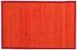 Laser Printed Split Bamboo Rouge Red Placemat 18" x 12" Set / 6