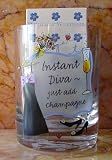 Woods Of Windsor Forget Me Not Soap Bar In Diva Drinking Glass