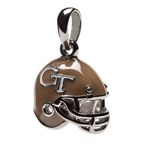 Georgia Tech Yellow Jackets Dangle Football Helmet Bead Charm