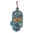 Small Wood Painted Hamsa (HAS- 1) CAT# HAS- 1