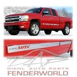 CHEVY SILVERADO EXT CAB 07-08 CHROME BODYSIDE TRIM