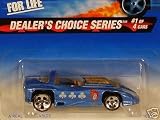 Mattel Hot Wheels 1997 1:64 Scale Dealers Choice Series Blue Silhouette II Die Cast Car 1/4