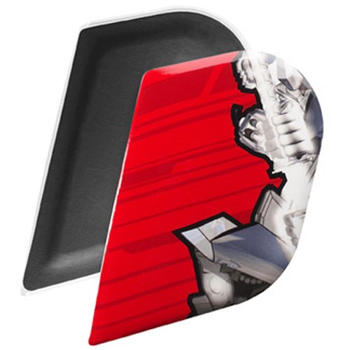 Icon Sideplates Domain 2 Sports Bike Racing Motorcycle Helmet Accessories - Sha Do - Red / One Size