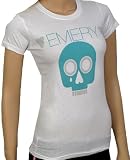 EMERY - Skull Hearts - White Women's / Girls T-shirt (Babydoll / Girlie)