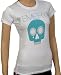 EMERY - Skull Hearts - White Women's / Girls T-shirt (Babydoll / Girlie)