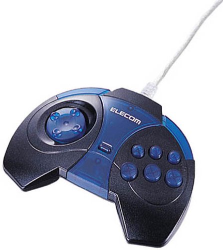 ELECOM JC-U609BK 9ボタンUSBゲームパッド ブラック