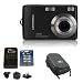 Ex-Pro Bundle HP CB350 Black Digital Camera (12.3 Megapixel, 3x Optical Zoom, 2.7