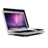 Skinomi TechSkin -Black Carbon Fiber FILM Shield for Apple MacBook Air 13-In. 2008