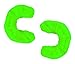 A&R Sports Blade Covers, Neon Green, Small