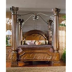 Bordeaux Queen-Size Canopy Bed