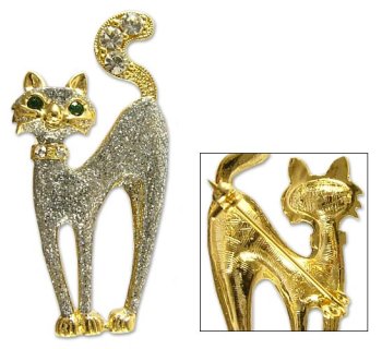 Brooch 'Dandy Cat'
